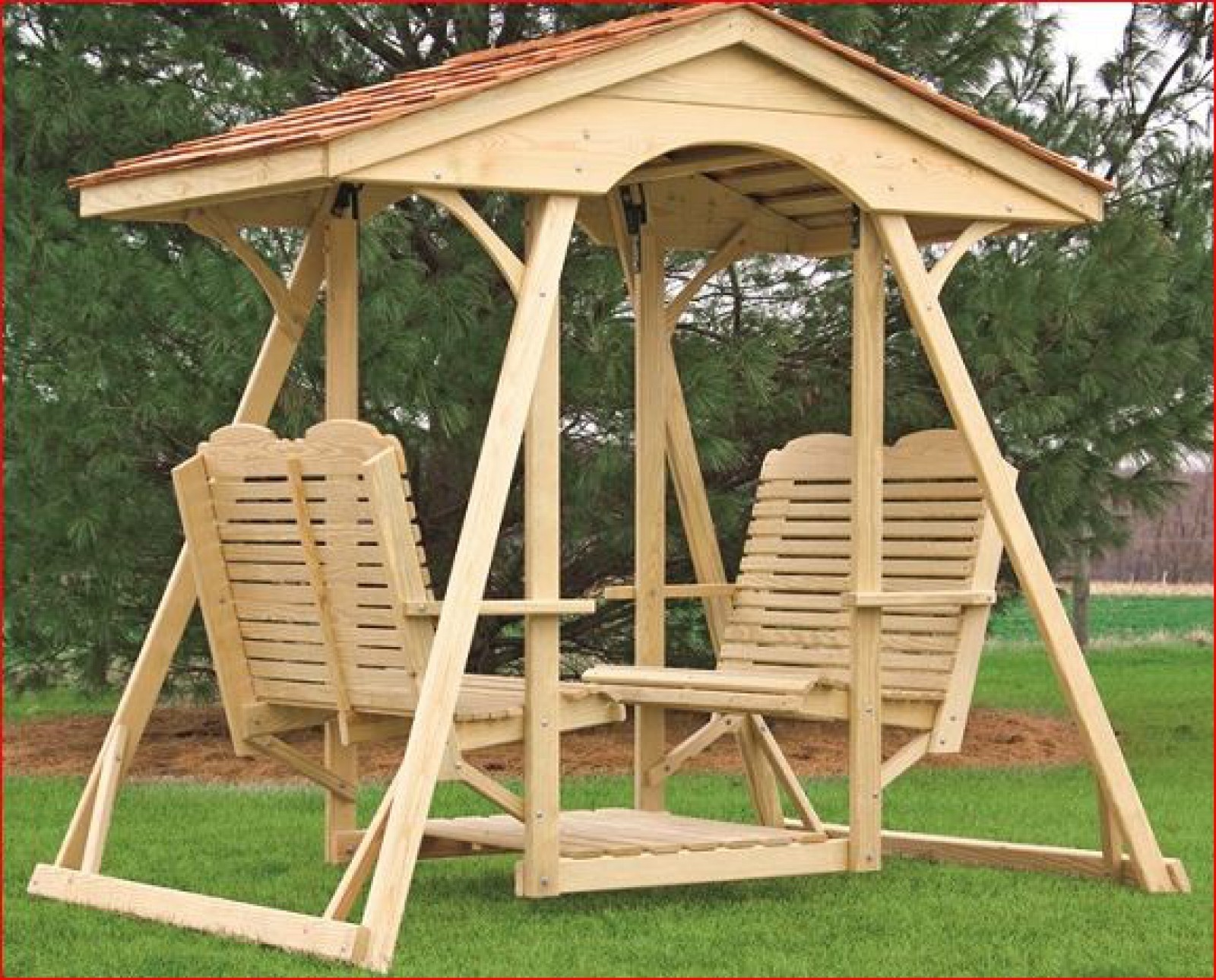 Glider for swing set