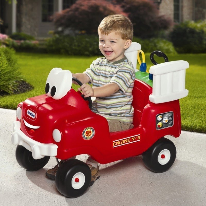 Kids fire truck ride on