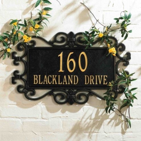 Light up address signs 10