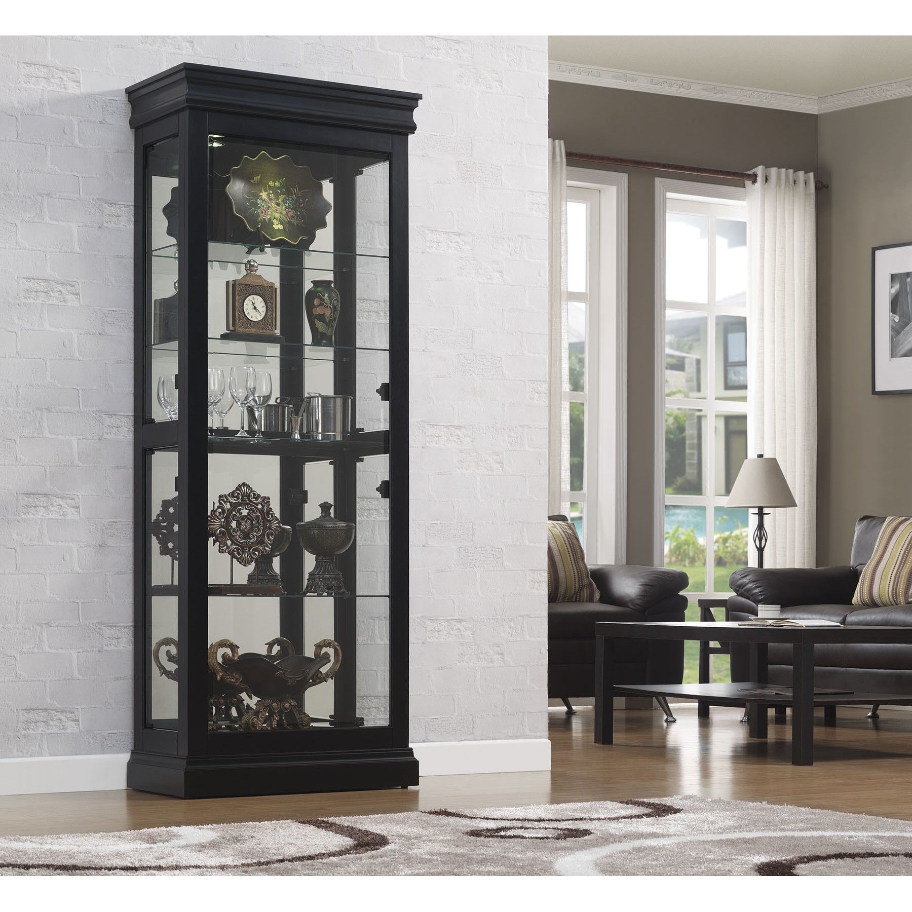 Louie Curio Display Cabinet