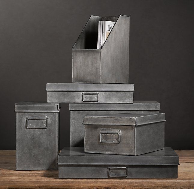 Metal storage trays
