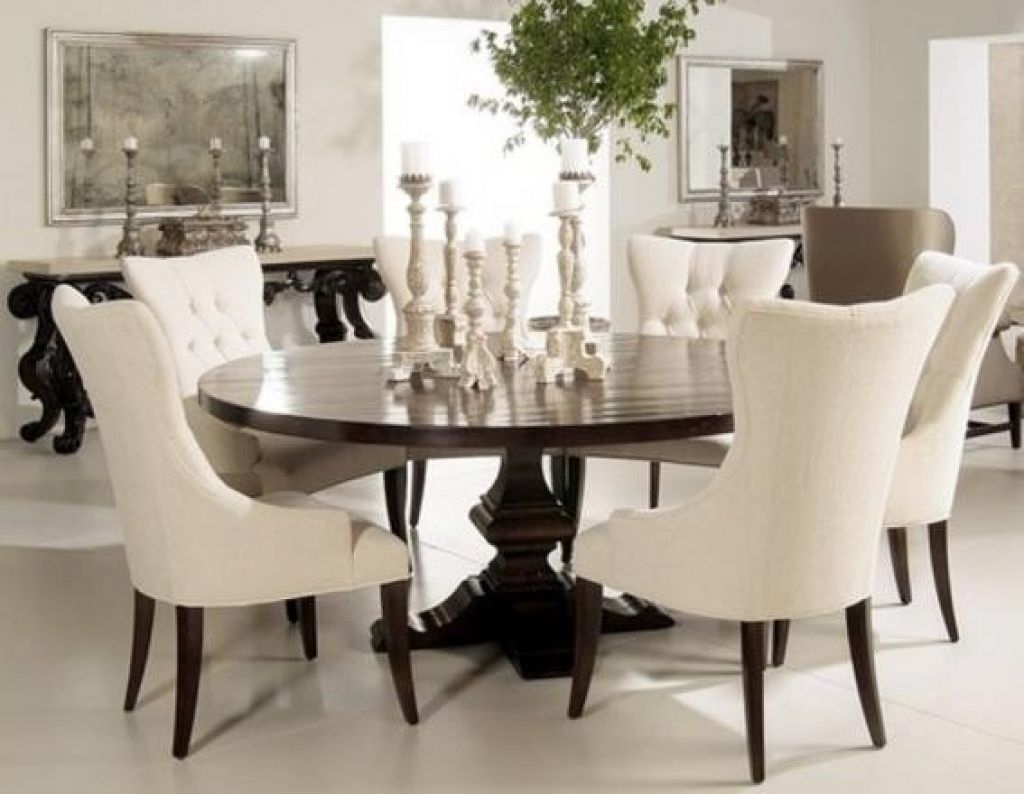 Round dining table for 8 people 1