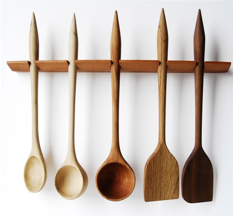 Wall mounted utensil rack 1
