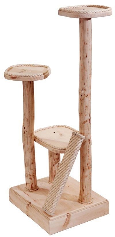 Wicker cat tower