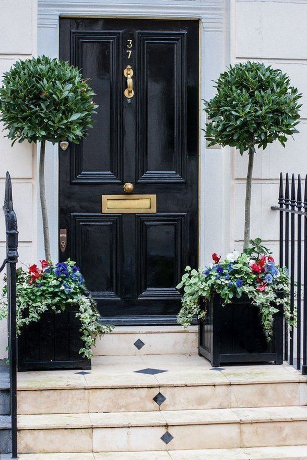 Artificial plants for front porch