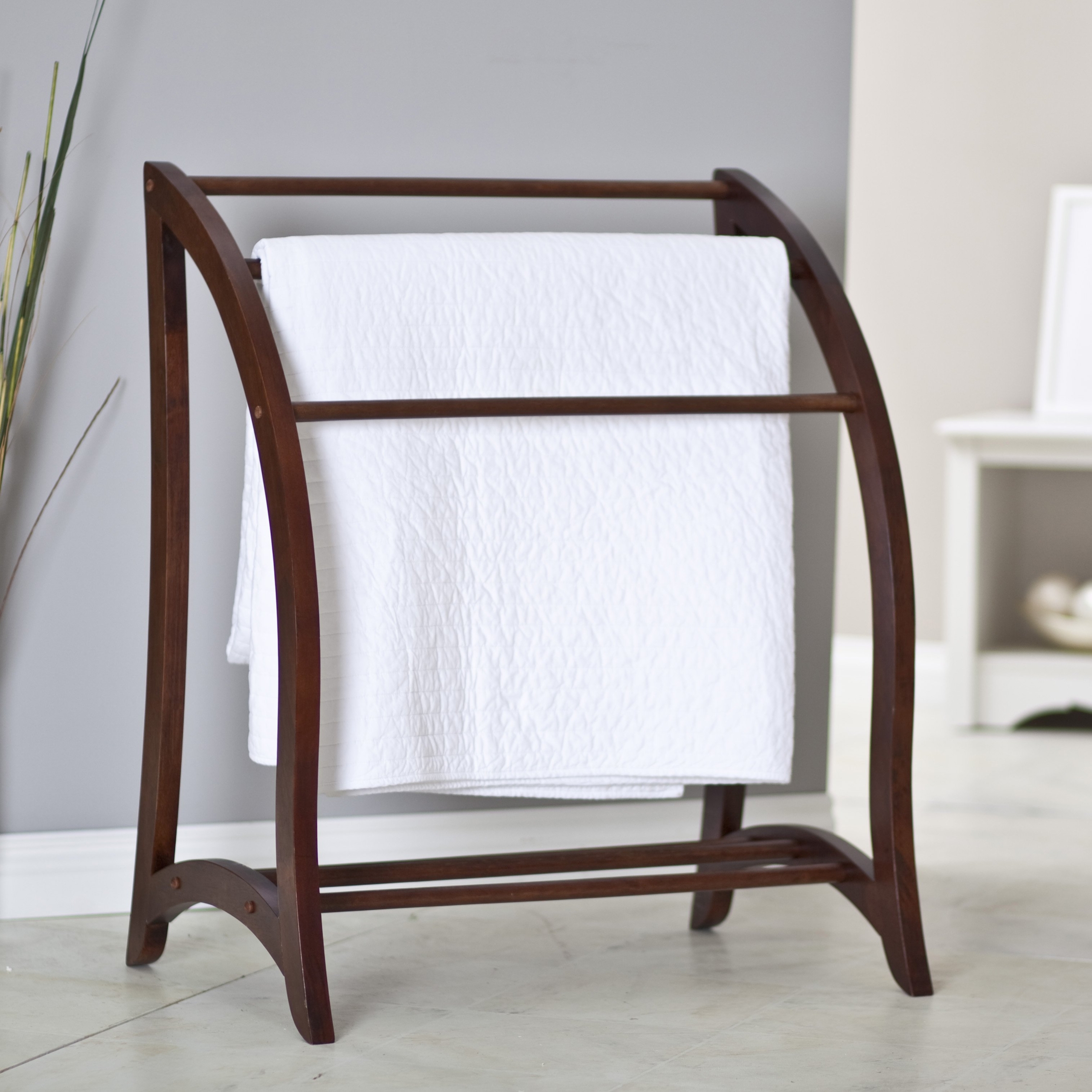 Bedroom like the idea of using the shelf for hanging