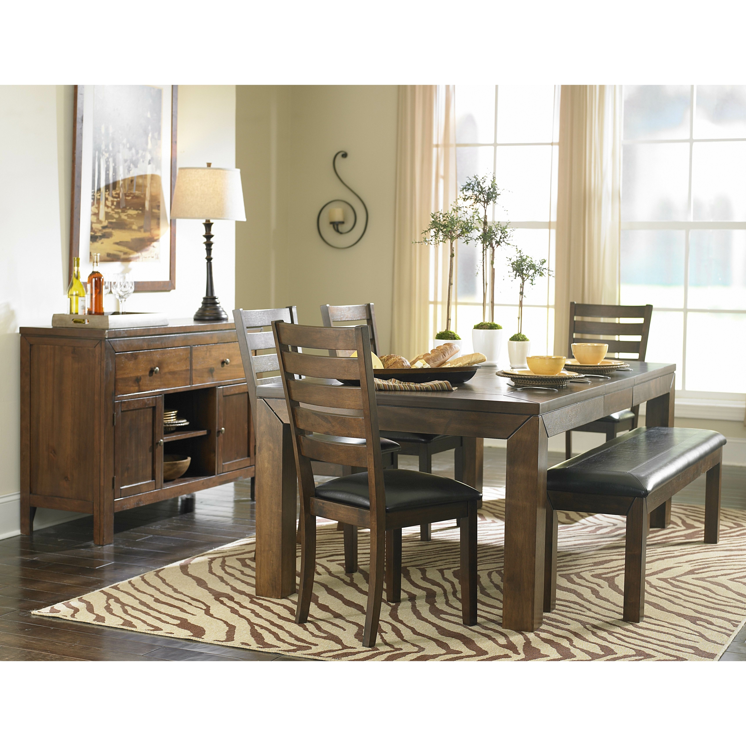 Ethan home luke 6 piece butterfly leaf dining set