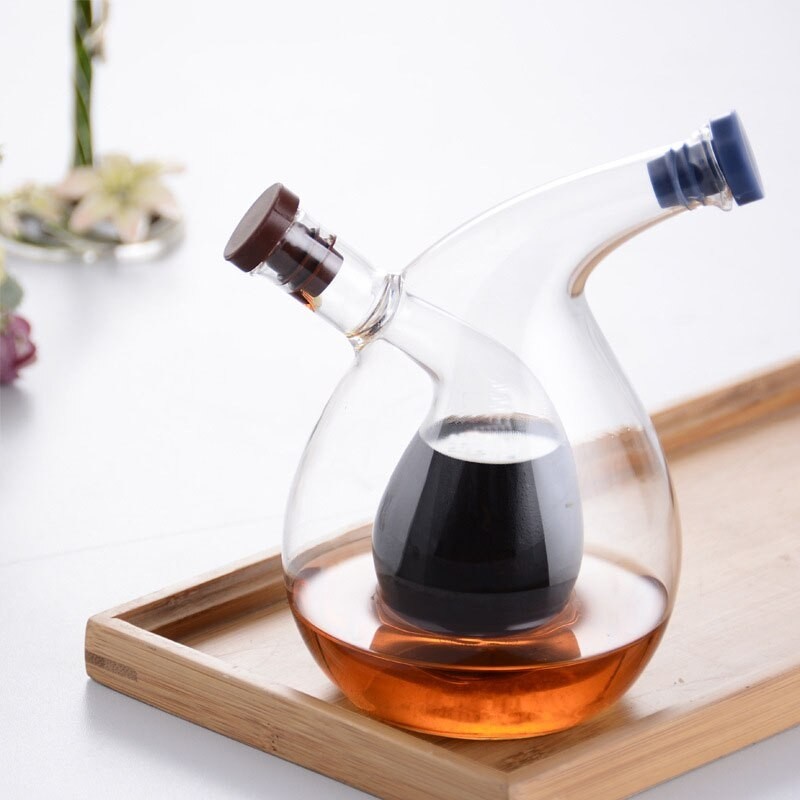 Glass oil and vinegar cruet 30