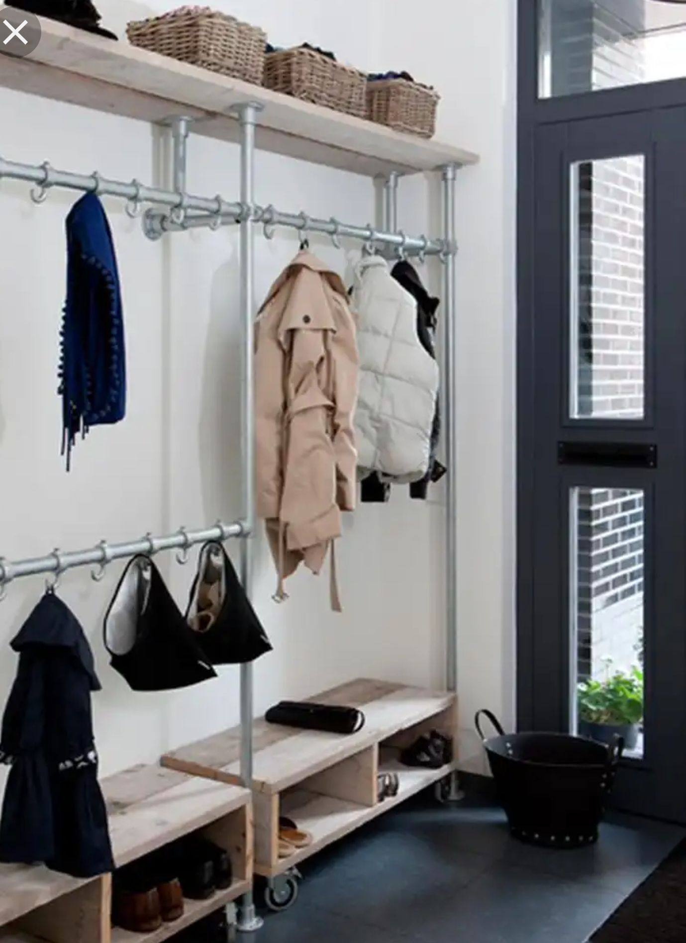 Hallway shoe storage ideas