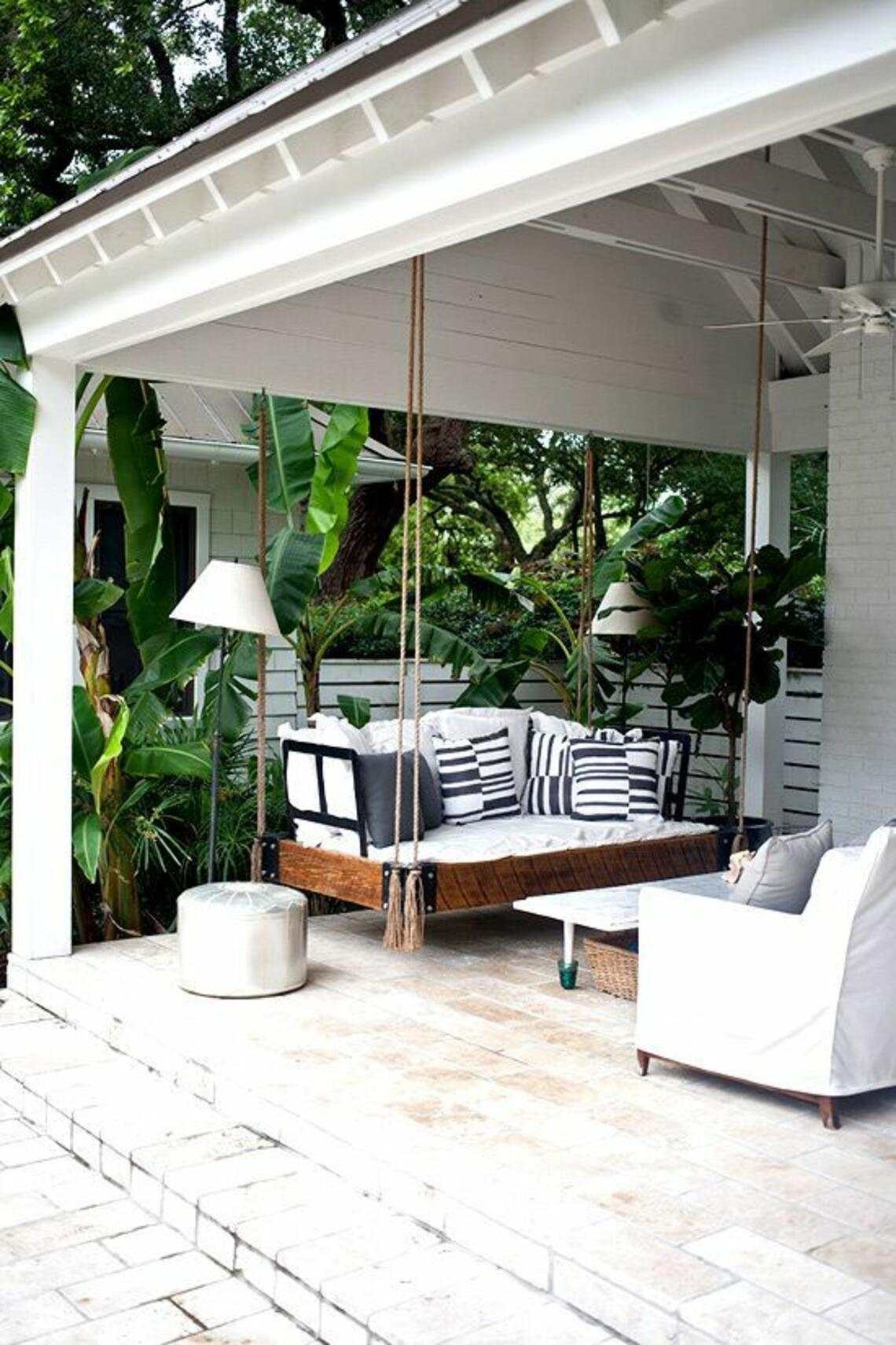 Indoor porch swing