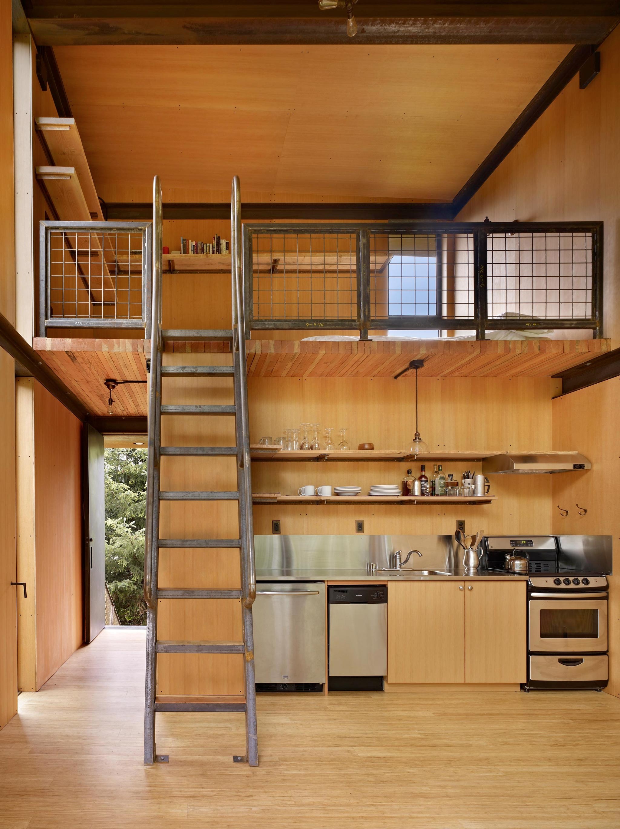 Loft with stairs 1
