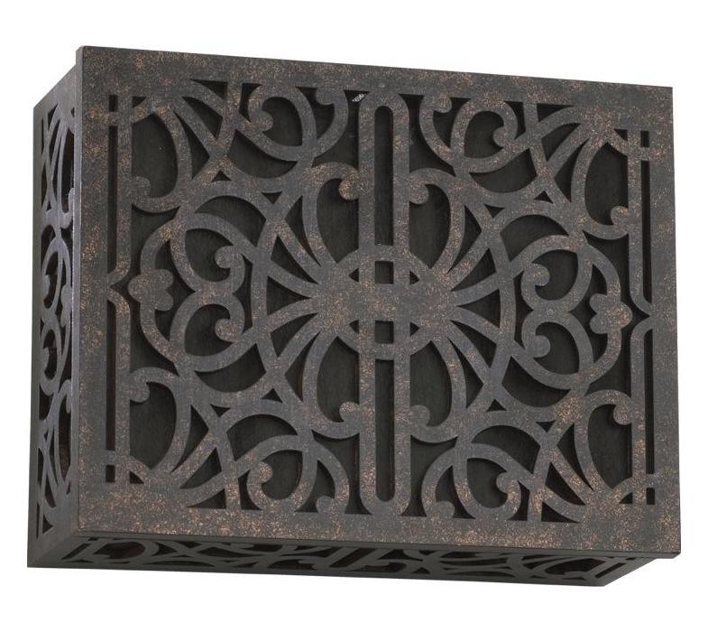 Quorum Surface Mount Door Chime Grill In Toasted Sienna