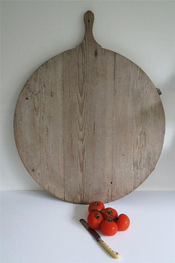 Round wooden tray 15