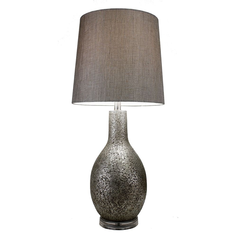 Silver shimmer lamp
