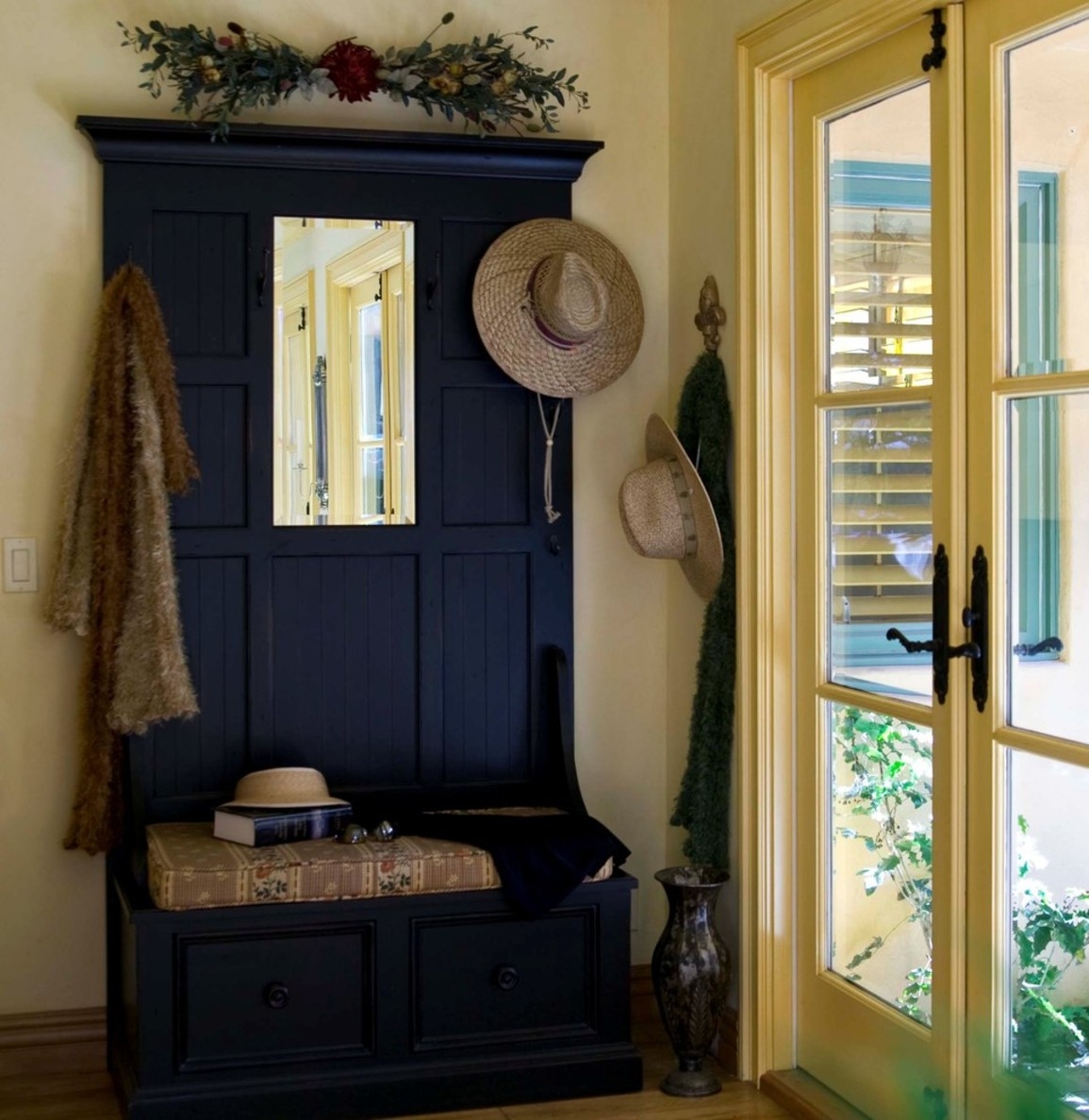 Small hall tree bench 7