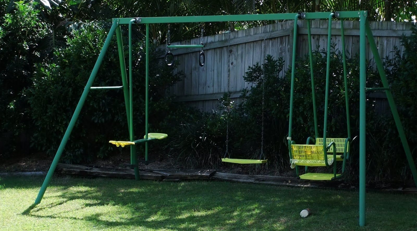 We had a swingset very similar to this in our
