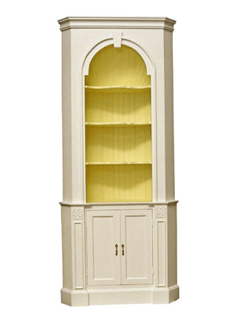 White corner china cabinet 2