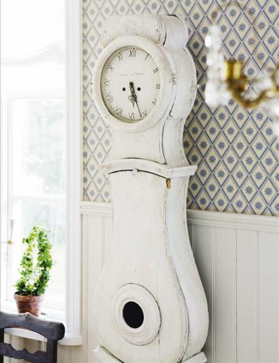White grandfather clock 2
