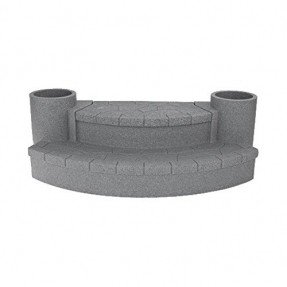 Aqua Rest Spas Aqua Rest Deluxe Storage Step with Planters