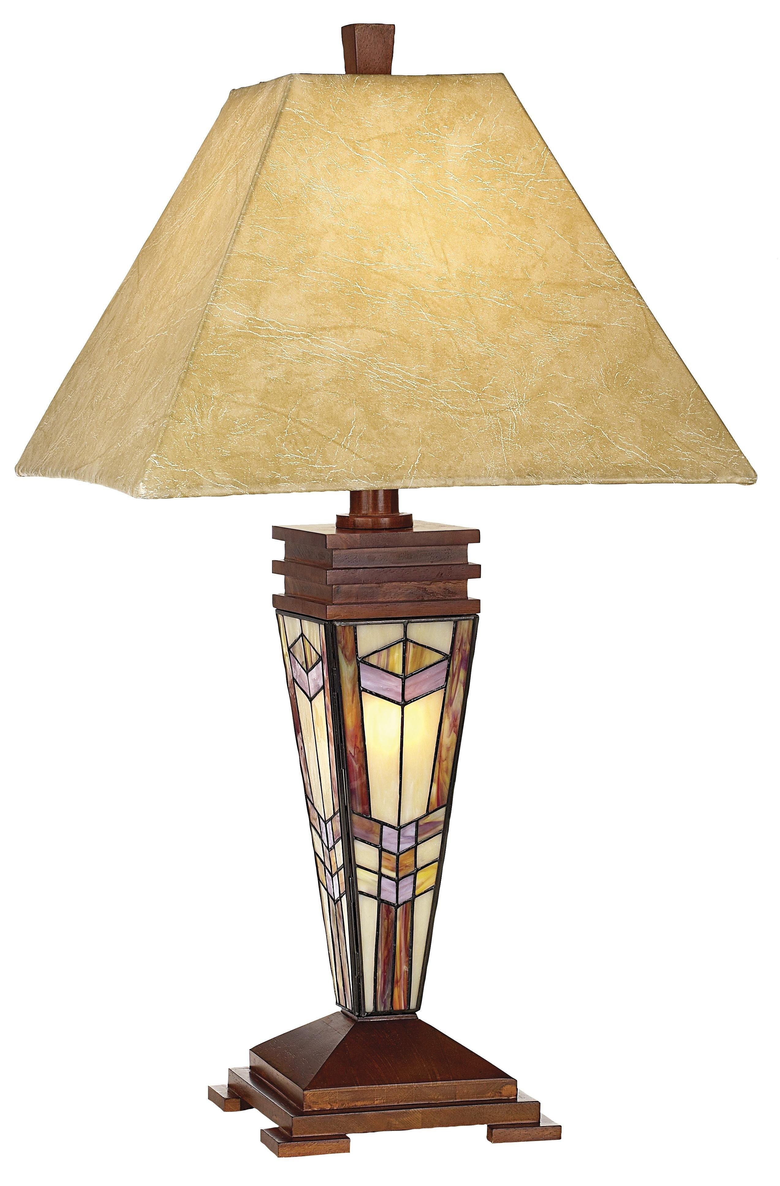 Art Glass Mission Night Light Table Lamp