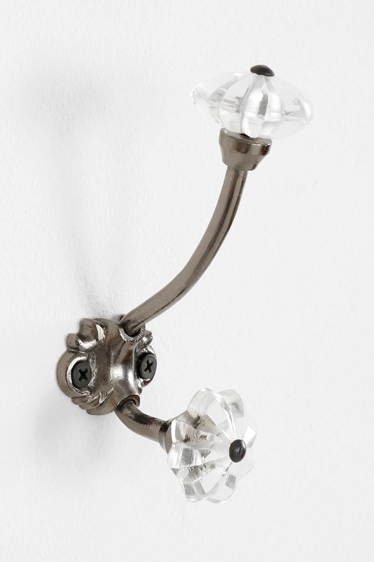 Crystal wall hooks 6