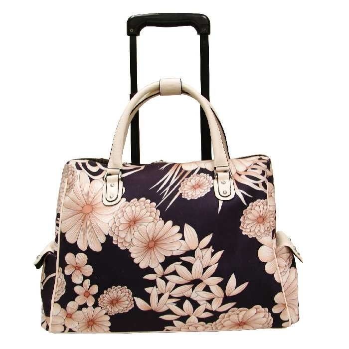 Designer rolling laptop case