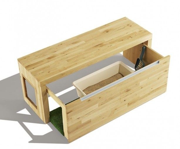 Discrete litter boxes