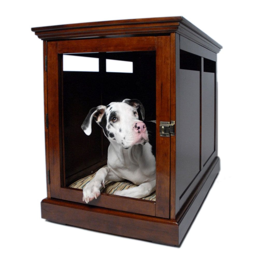 Dog crate night stand 12