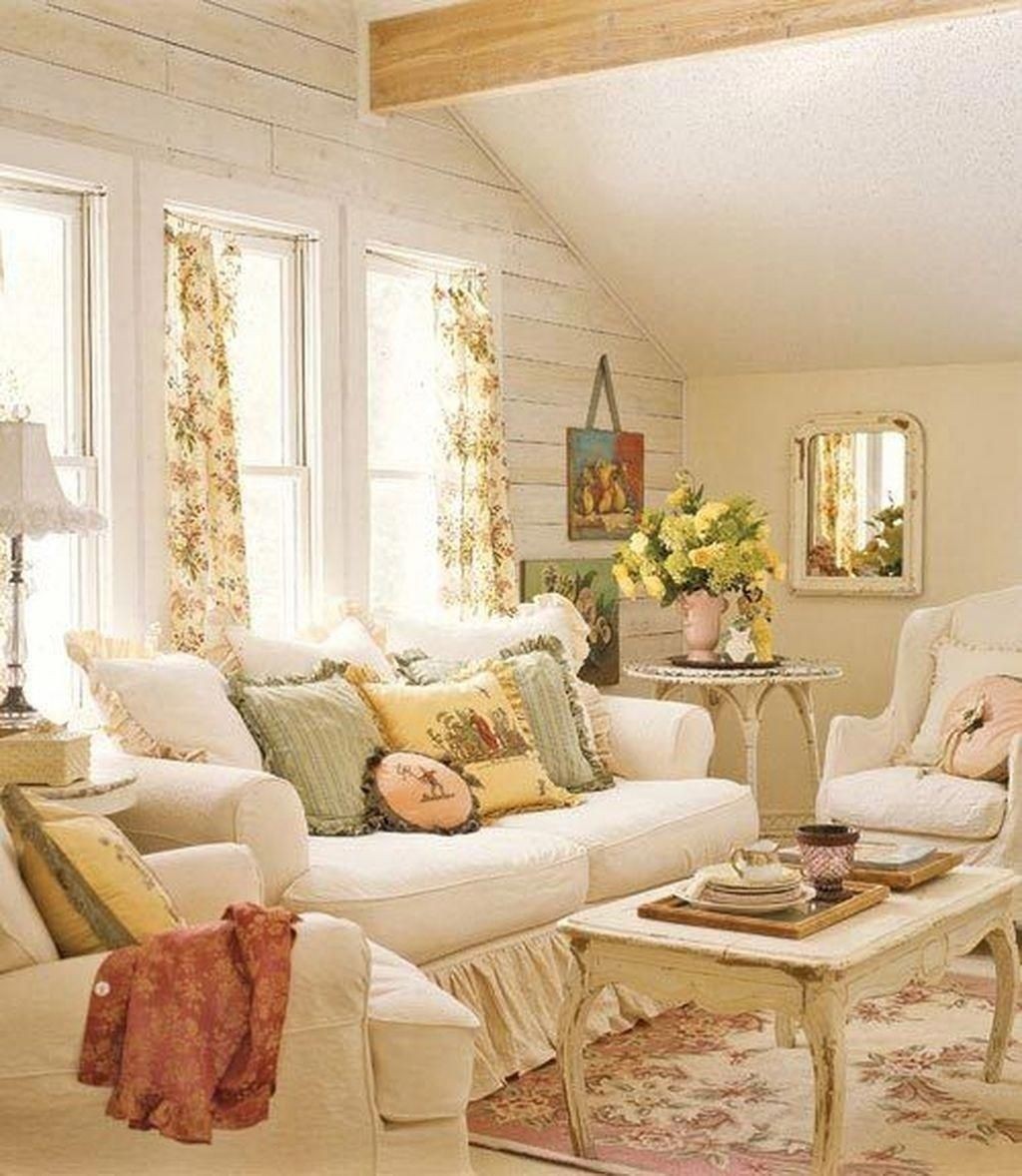 Flowered sofas