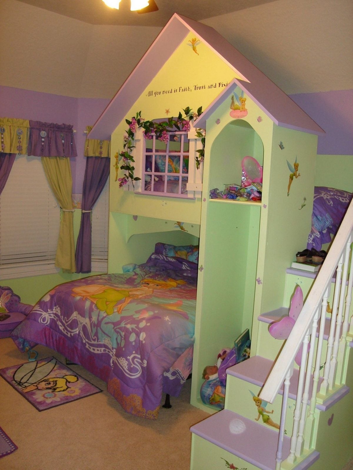 Girls dollhouse playhouse bed with slide kids las vegas