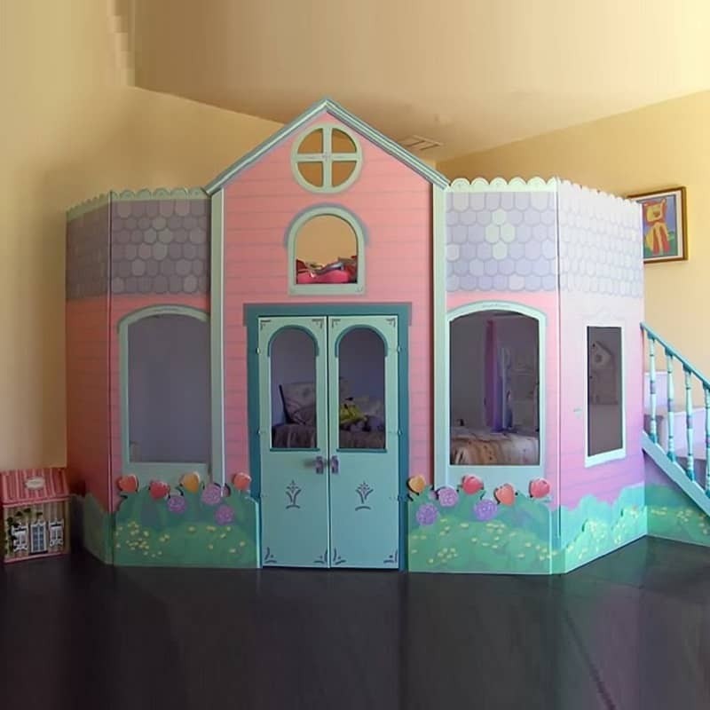Handmade wooden playhouse