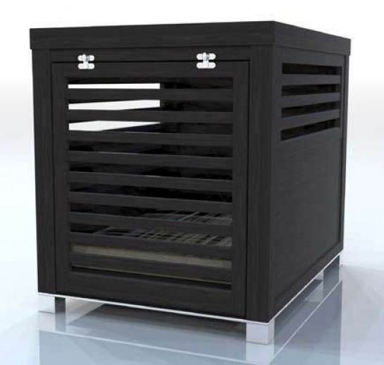 Hidden dog crate