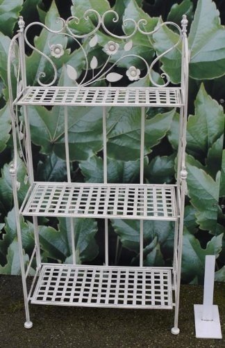 Metal tiered plant stand