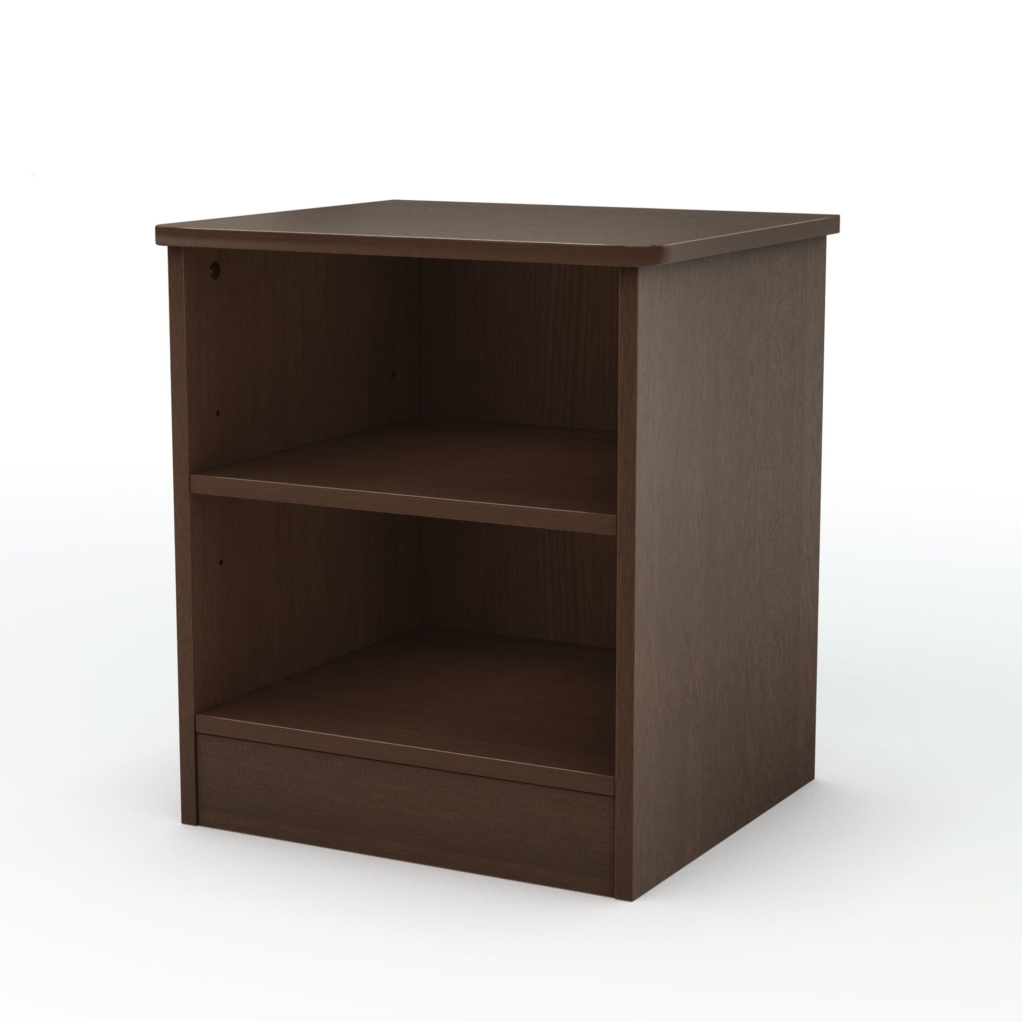 Nightstand with bookshelf