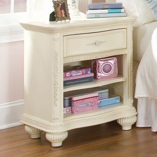 Nightstand with shelf