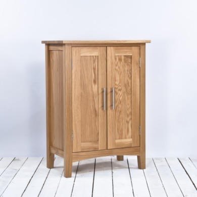 Oak shoe cabinet 5