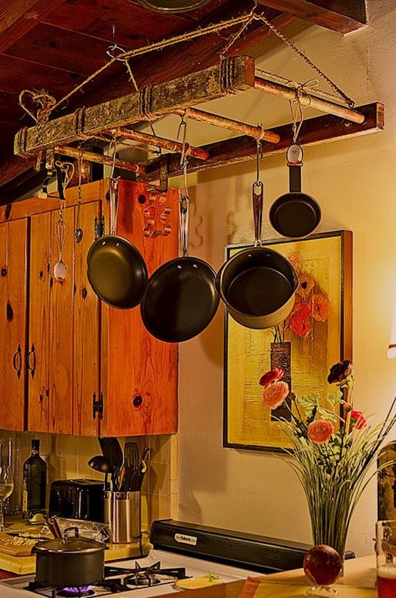 Rooster pot rack