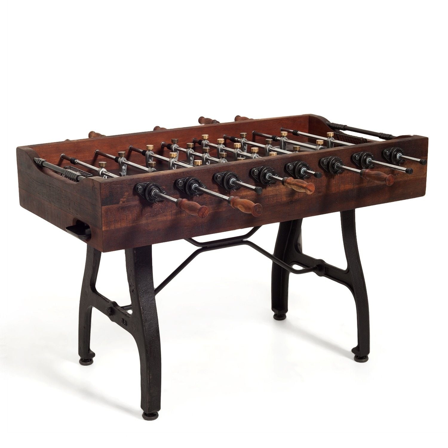 Solid wood foosball table