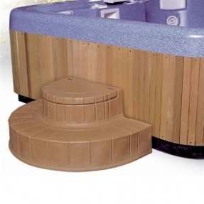 Spa steps with storage