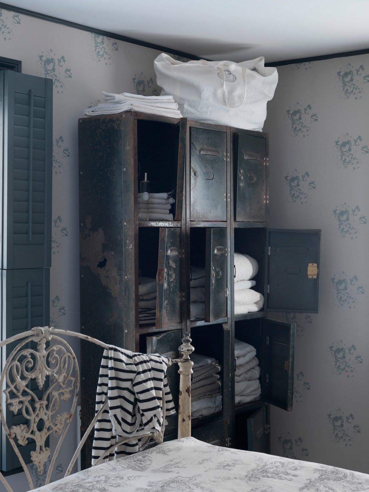 Vintage metal cabinets