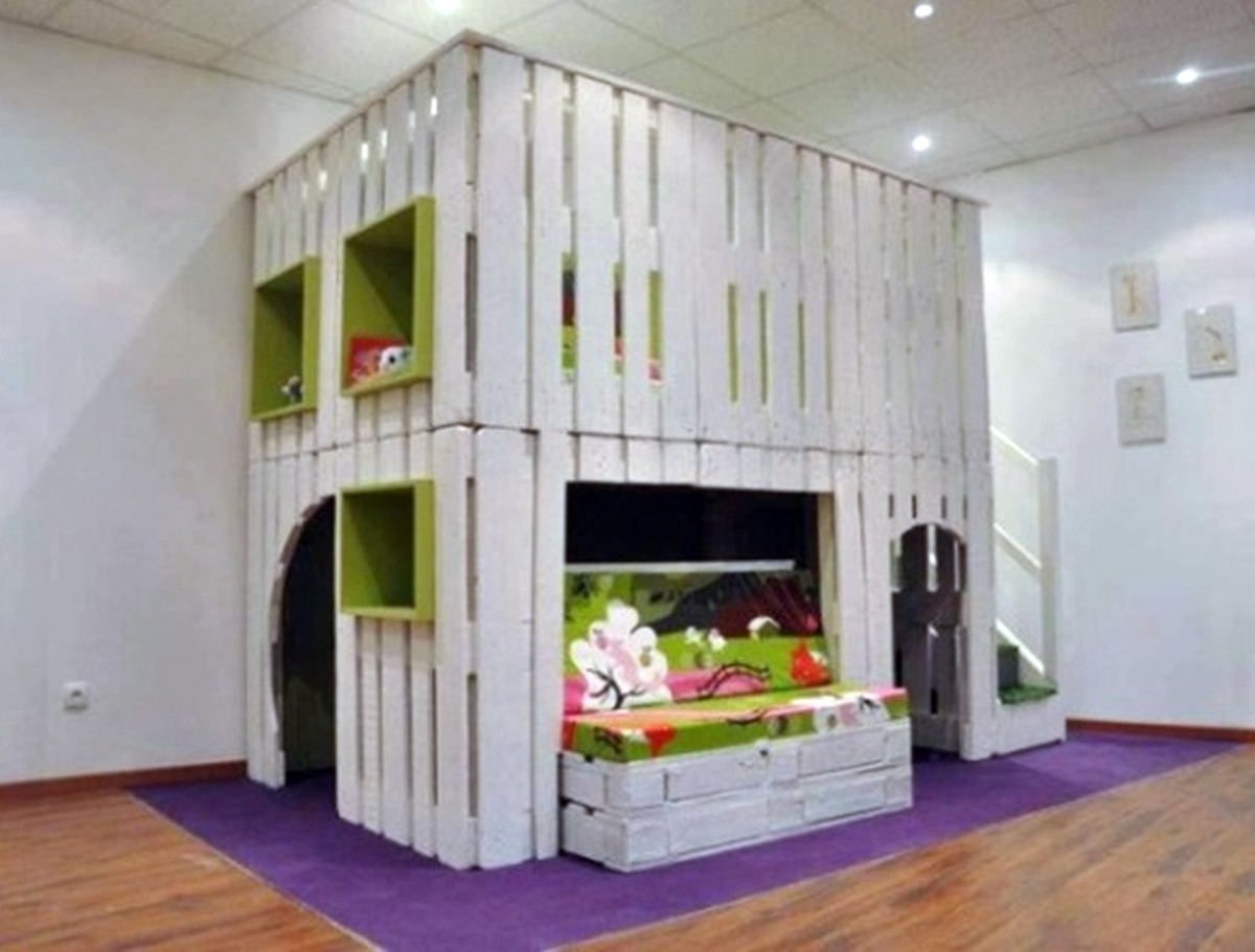 Wooden clubhouse