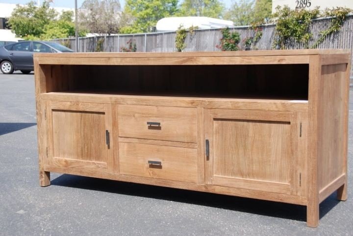 Wooden stereo cabinet