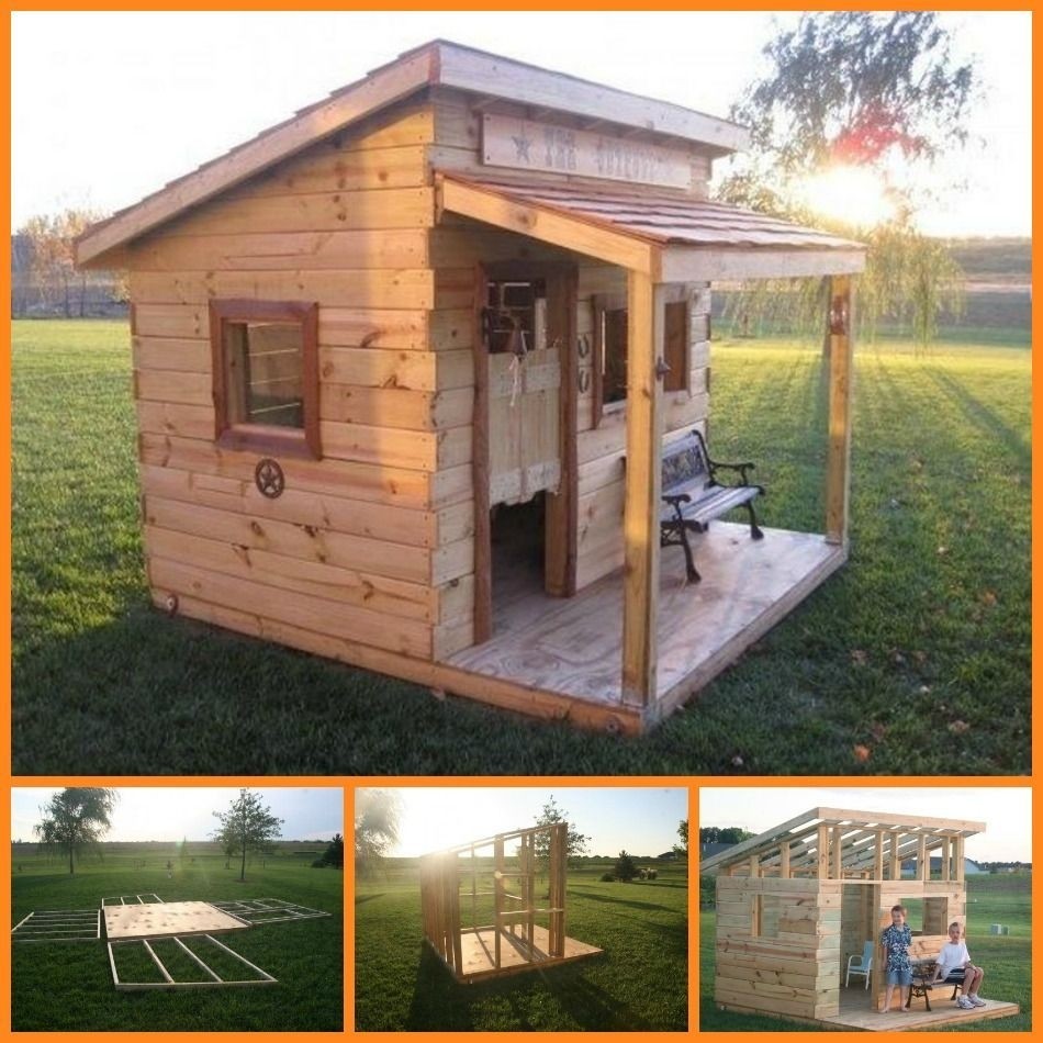 Big wooden playhouse