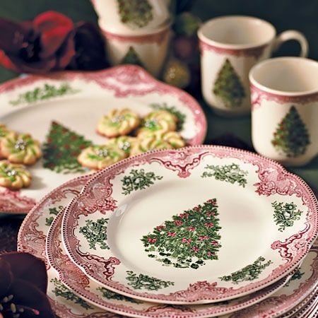 Christmas transferware