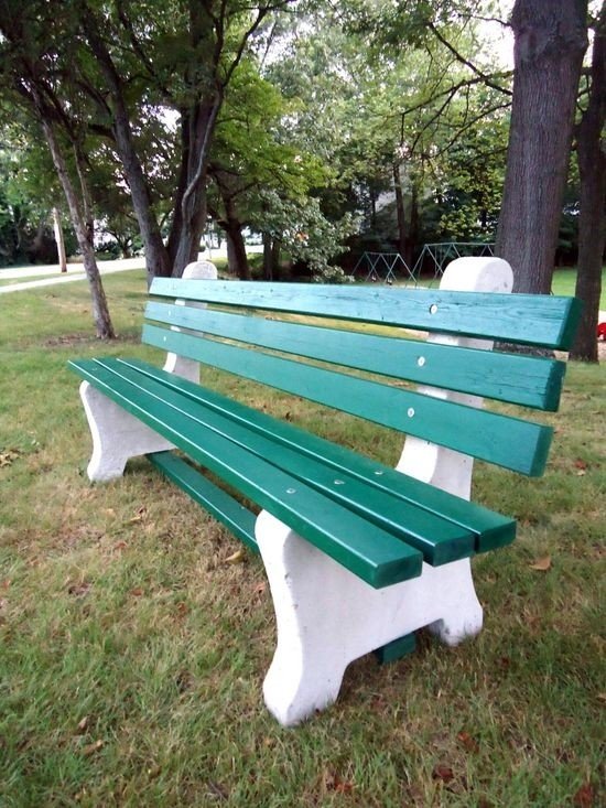 Concrete Park Benches