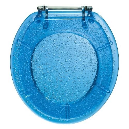 Deluxe Plastic Toilet Seats with Metal Hinge