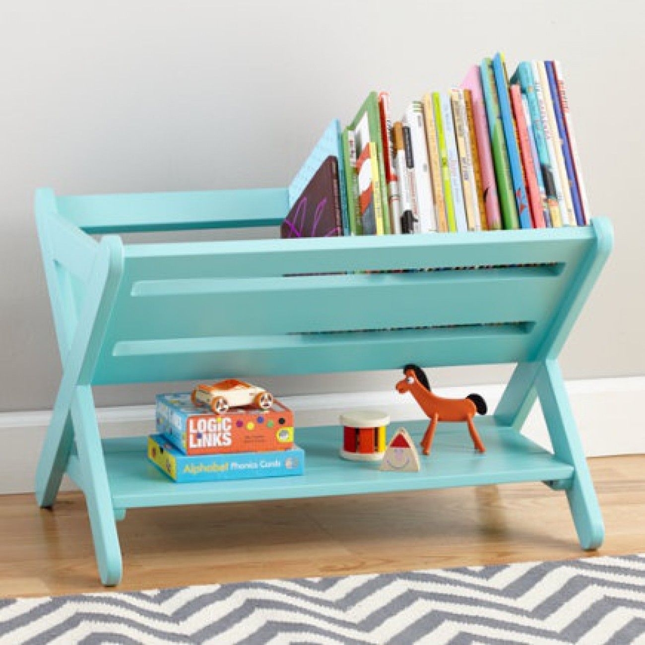 Kids storage bookcase
