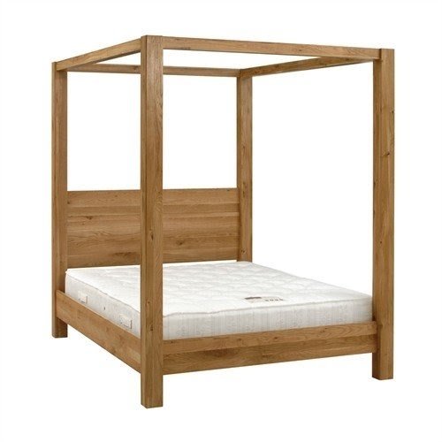 Oak four poster bed 19