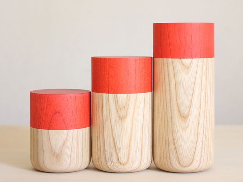 Orange kitchen canisters 14