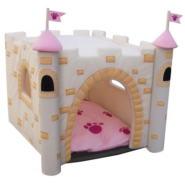 Pink dog house